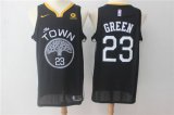 Wholesale Cheap Warriors 23 Draymond Green Black Nike Swingman Jersey