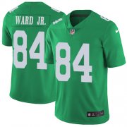 Wholesale Cheap Nike Eagles #84 Greg Ward Jr. Green Youth Stitched NFL Limited Rush Jersey