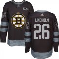 Wholesale Cheap Adidas Bruins #26 Par Lindholm Black 1917-2017 100th Anniversary Stitched NHL Jersey