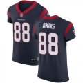 Wholesale Cheap Nike Texans #88 Jordan Akins Navy Blue Team Color Men's Stitched NFL Vapor Untouchable Elite Jersey