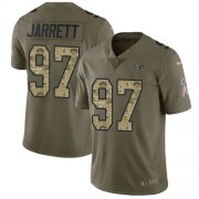 Wholesale Cheap Nike Falcons #97 Grady Jarrett Olive/Camo Men's Stitched NFL Limited 2017 Salute To Service Jersey