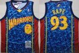 Wholesale Cheap Warriors 93 Bape Blue 2009-10 Hardwood Classics Jersey