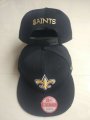 Wholesale Cheap Saints Team Logo Black Adjustable Hat LT