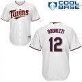 Wholesale Cheap Twins #12 Jake Odorizzi White Cool Base Stitched MLB Jersey