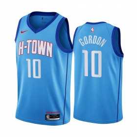 Wholesale Cheap Nike Rockets #10 Eric Gordon Blue NBA Swingman 2020-21 City Edition Jersey