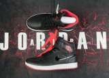 Wholesale Cheap Air Jordan 1 Retro Shoes Black/White-Red