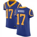 Wholesale Cheap Nike Rams #17 Robert Woods Royal Blue Alternate Men's Stitched NFL Vapor Untouchable Elite Jersey