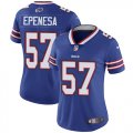 Wholesale Cheap Nike Bills #57 A.J. Epenesas Royal Blue Team Color Women's Stitched NFL Vapor Untouchable Limited Jersey