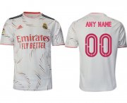 Wholesale Cheap Men 2021-2022 Club Real Madrid home aaa version white customized Adidas Soccer Jersey