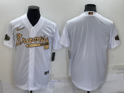 Wholesale Men's Atlanta Braves Blank White 2022 All Star Stitched Cool Base Nike Jersey