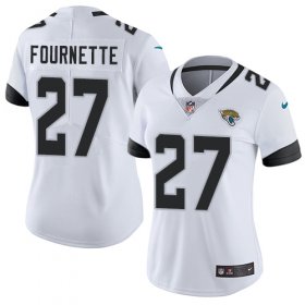 Wholesale Cheap Nike Jaguars #27 Leonard Fournette White Women\'s Stitched NFL Vapor Untouchable Limited Jersey