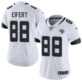 Wholesale Cheap Nike Jaguars #88 Tyler Eifert White Women\'s Stitched NFL Vapor Untouchable Limited Jersey