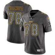 Wholesale Cheap Nike Steelers #78 Alejandro Villanueva Gray Static Men's Stitched NFL Vapor Untouchable Limited Jersey