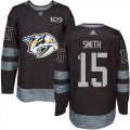 Wholesale Cheap Adidas Predators #15 Craig Smith Black 1917-2017 100th Anniversary Stitched NHL Jersey