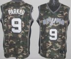 Wholesale Cheap San Antonio Spurs #9 Tony Parker Camo Fashion Jersey