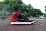 Wholesale Cheap Kids Air Jordan 1 Bred Black/varsity red-white