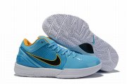 Wholesale Cheap Nike Kobe 4 Shoes Blue Yellow