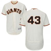 Wholesale Cheap Giants #43 Dave Dravecky Cream Flexbase Authentic Collection Stitched MLB Jersey