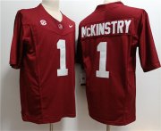 Cheap Men's Alabama Crimson Tide #1 Kool-Aid McKinstry Red 2023 F.U.S.E. Stitched Football Jersey