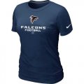 Wholesale Cheap Women's Nike Atlanta Falcons Critical Victory NFL T-Shirt Dark Blue