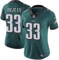 Cheap Women's Philadelphia Eagles #33 Cooper DeJean Green 2024 Draft Vapor Untouchable Limited Football Stitched Jersey(Run Small)