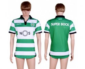 Wholesale Cheap Sporting Lisbon Blank Home Soccer Club Jersey