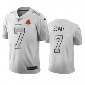 Wholesale Cheap Denver Broncos #7 John Elway White Vapor Limited City Edition NFL Jersey