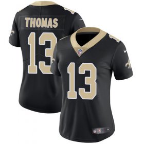 Wholesale Cheap Nike Saints #13 Michael Thomas Black Team Color Women\'s Stitched NFL Vapor Untouchable Limited Jersey