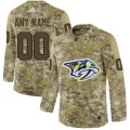 Wholesale Cheap Men's Adidas Predators Personalized Camo Authentic NHL Jersey