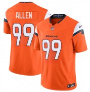 Cheap Men's Denver Broncos #99 Zach Allen Orange 2024 F.U.S.E. Vapor Limited Football Stitched Jersey