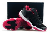 Wholesale Cheap Air Jordan 11 Low BRED Shoes Black/bred