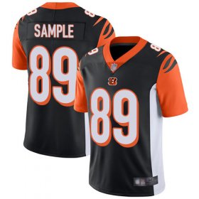 Wholesale Cheap Nike Bengals #89 Drew Sample Black Team Color Men\'s Stitched NFL Vapor Untouchable Limited Jersey