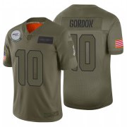 Wholesale Cheap Nike Seahawks #10 Josh Gordon 2019 Salute To Service Camo Limited NFL Jersey