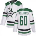 Wholesale Cheap Adidas Stars #60 Ty Dellandrea White Road Authentic 2020 Stanley Cup Final Stitched NHL Jersey