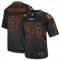 Wholesale Cheap Nike Bears #54 Brian Urlacher New Lights Out Black Men's Stitched NFL Elite Jersey