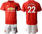 Wholesale Cheap Men 2020-2021 club Manchester United home 22 red Soccer Jerseys