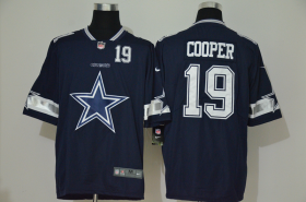 Wholesale Cheap Men\'s Dallas Cowboys #19 Amari Cooper Navy Blue 2020 Big Logo Number Vapor Untouchable Stitched NFL Nike Fashion Limited Jersey