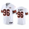 Wholesale Cheap Cleveland Browns 96 Jordan Elliott Nike 1946 Collection Alternate Vapor Limited NFL Jersey White