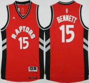 Wholesale Cheap Men's Toronto Raptors #15 Anthony Bennett Revolution 30 Swingman 2015-16 New Red Jersey