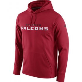 Wholesale Cheap Men\'s Atlanta Falcons Nike Red Circuit Wordmark Essential Performance Pullover Hoodie