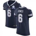 Wholesale Cheap Nike Cowboys #6 Chris Jones Navy Blue Team Color Men's Stitched With Established In 1960 Patch NFL Vapor Untouchable Elite Jersey