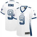 Wholesale Cheap Nike Cowboys #9 Tony Romo White Women's Stitched NFL Elite Drift Fashion Jersey