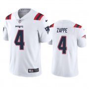 Wholesale Cheap Men's New England Patriots #4 Bailey Zappe White Vapor Untouchable Limited Stitched Jersey