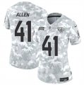 Cheap Women's Jacksonville Jaguars #41 Josh Hines-Allen 2024 F.U.S.E Arctic Camo Salute To Service Limited Stitched Football Jersey(Run Small)