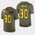 Wholesale Cheap Dallas Cowboys #90 Demarcus Lawrence Men's Nike Olive Gold 2019 Salute to Service Limited NFL 100 Jersey