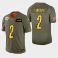 Wholesale Cheap Nike Steelers #2 Mason Rudolph Men's Olive Gold 2019 Salute to Service NFL 100 Limited Jersey