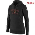 Wholesale Cheap Women's Nike Chicago Bears Heart & Soul Pullover Hoodie Black