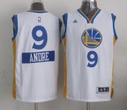 Wholesale Cheap Golden State Warriors #9 Andre Iguodala Revolution 30 Swingman 2014 Christmas Day White Jersey