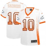 Wholesale Cheap Nike Broncos #10 Emmanuel Sanders White Women's Stitched NFL Elite Drift Fashion Jersey