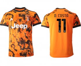 Wholesale Cheap Men 2020-2021 club Juventus Second away aaa version 11 orange Soccer Jerseys